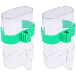 POPETPOP Water Feeders for Birds - 2 Pack Bird Water Dispenser, Automatic Bird Feeder for Parrot Parakeet Cockatiel in Saudi Arabia