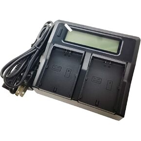 شاحن بطارية سريع لشاشة LCD لسلسلة كاميرات الفيديو SSL-JVC50 SSL-JVC70 وSSL-JVC75 GY-HMQ10 GY-HM200 GY-HM600 GY-HM650 GY-LS300CHE JY-HM360 in Kuwait