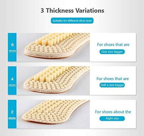(3 Pairs) Silicone Heel Grips for Mens / Womens | Anti-Slip for Inside of Loose Heels, Shoes Too Big | Non-Slippage Gel Heel Grip Liners | Multi-Size No-Slip Inserts | Improve Fit Adhesive (Black) in Saudi Arabia