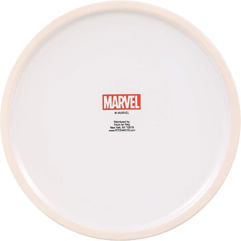 Marvel Comics Spiderman Ceramic Dog Bowl, 6-Inch | Red Ceramic Dog Bowl with Official Marvel Spiderman Detail| Medium Dog Food Bowl or Water Bowl for Dry and Wet Food |3.5 Cups 28 oz in Saudi Arabia