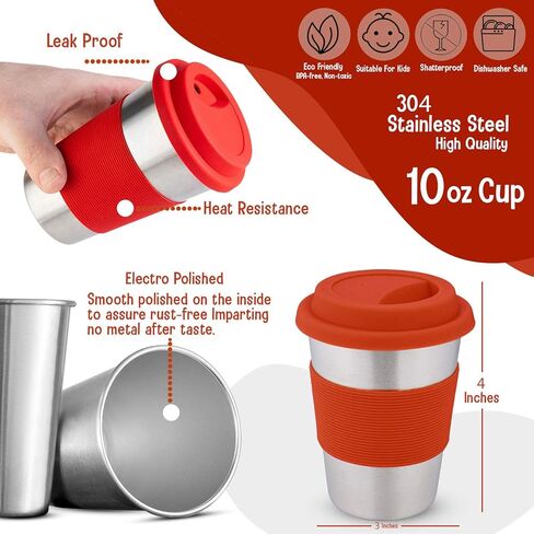 مجموعة أدوات مائدة مكونة من 10 قطع للأطفال، مجموعة أطباق من الفولاذ المقاوم للصدأ 304 صديقة للبيئة من مونتيسوري للأطفال الصغار والأطفال، مجموعة أدوات أطباق وأكواب من القش ومفرش سيليكون (أخضر) in Kuwait