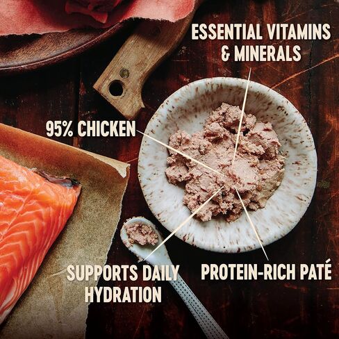 Wellness Core 95% طعام القطط المعلب والرطب والخالي من الحبوب الطبيعية ولحم البقر والدجاج، علبة 5.5 أونصة (عبوة من 12 قطعة) in Kuwait