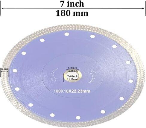 Meacase 4 inch Super Thin Diamond Tile Saw Blade for Porcelain Ceramic Tiles Granite Marble with 7/8"-5/8" Arbor in Kuwait