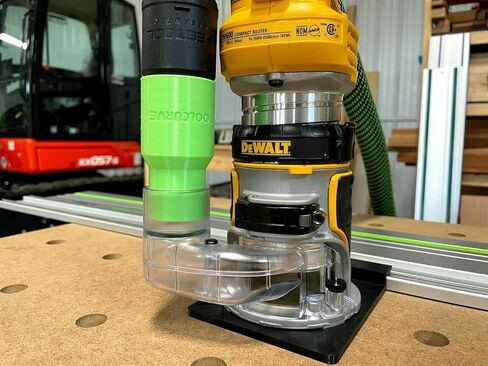 محول خرطوم متوافق مع خرطوم فيستول 27 ملم لراوتر ديوالت تريم in Kuwait