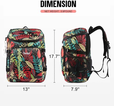 Sucipi Insulated Cooler Backpack 35 Cans Leakproof Soft Cooler Bag Lightweight Backpack Cooler for Picnic Fishing Hiking Camping Park Beach in Kuwait