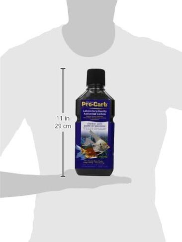 Penn-Plax Pro-Carb Contains Activated Carbon for Crystal Clear, Healthy Aquarium Water, 11-Ounce, Black/Gray (PBC0M) in Kuwait