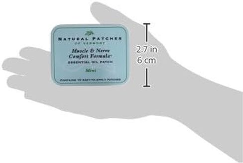 رقعات طبيعية للجسم من الزيوت العطرية المريحة للعضلات والأعصاب من فيرمونت، النعناع، ​​10 قطع من القصدير in Kuwait