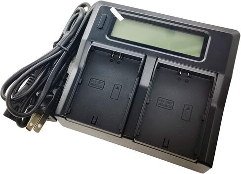 شاحن بطارية سريع لشاشة LCD لسلسلة كاميرات الفيديو SSL-JVC50 SSL-JVC70 وSSL-JVC75 GY-HMQ10 GY-HM200 GY-HM600 GY-HM650 GY-LS300CHE JY-HM360 in Kuwait