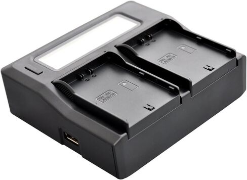 شاحن بطارية سريع لشاشة LCD لسلسلة كاميرات الفيديو SSL-JVC50 SSL-JVC70 وSSL-JVC75 GY-HMQ10 GY-HM200 GY-HM600 GY-HM650 GY-LS300CHE JY-HM360 in Kuwait