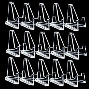 XYZsundy 15 عبوة من حوامل الحامل الأكريليك، حامل بطاقات لعرض البطاقات الرياضية، حامل بطاقات مغناطيسية، ميداليات التحدي، العملات المعدنية، رياضات البيسبول (طول 2.25 بوصة) in Kuwait