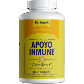 Santo Remedio Vitamin C, Immune Support, Dietary Supplement, 1000 mg, 120 Capsules in Kuwait