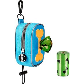 Dog Poop Bags Dispenser, Leak Proof and Extra Thick Poop Waste Bags with Dog Poop Bag Holder Fits Any Dog Leash in Saudi Arabia
