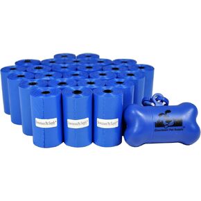 مجموعة أكياس نفايات الكلاب غير المعطرة من Downtown Pet Supply عدد 1000 مع موزع أكياس فضلات الكلاب، بألوان قوس قزح الباستيل - أكياس فضلات الكلاب المقاومة للتسرب يمكن إعادة تعبئتها بمشبك المقود وموزع أكياس العظام - 12.5 × 8.5 بوصة in Kuwait