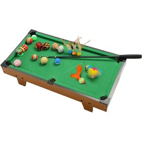 طاولة بلياردو صغيرة من Hora de Lima لألعاب طاولة البلياردو للقطط مع دعابة ريشة القط التفاعلية in Kuwait