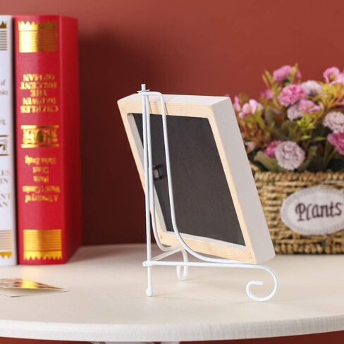 Artliving 2 Pack 8" Iron Plate Stand - White Easel Display Photo Holder for Picture Frames, Cookbooks, Decorative Plates, Tablets and Art in Saudi Arabia