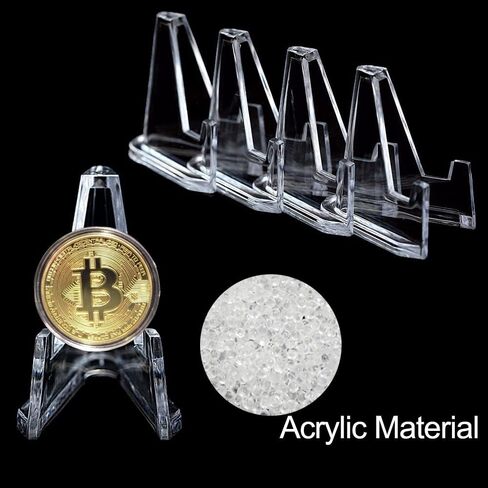 XYZsundy 15 عبوة من حوامل الحامل الأكريليك، حامل بطاقات لعرض البطاقات الرياضية، حامل بطاقات مغناطيسية، ميداليات التحدي، العملات المعدنية، رياضات البيسبول (طول 2.25 بوصة) in Kuwait