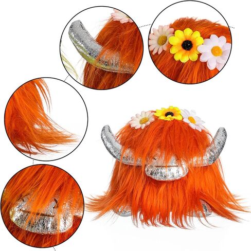 Funoasis 2 قطعة بقرة المرتفعات التماثيل المحشوة التماثيل الاسكتلندية ديكورات للمنزل مصنوعة يدويًا من القطيفة هدايا الحيوانات مزرعة صينية متدرجة ديكور in Kuwait