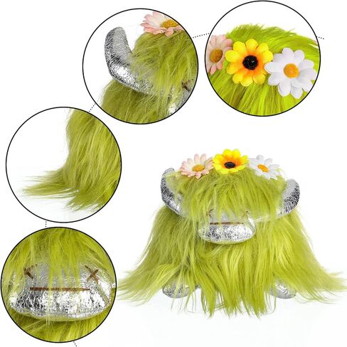 Funoasis 2 قطعة بقرة المرتفعات التماثيل المحشوة التماثيل الاسكتلندية ديكورات للمنزل مصنوعة يدويًا من القطيفة هدايا الحيوانات مزرعة صينية متدرجة ديكور in Kuwait