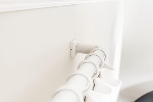 BlastHome™ Luxury French Return Room Darkening Brackets – Premium Quality, Heavy Metal – Fits Only Signature Collection Curtain Rods (Not Included) – 1 1/4" Diameter, Set of 2 – Brushed Dark Brown in Kuwait