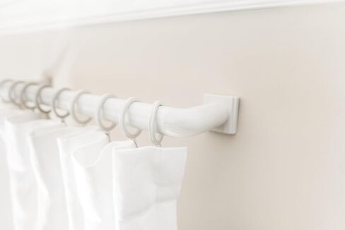 BlastHome™ Luxury French Return Room Darkening Brackets – Premium Quality, Heavy Metal – Fits Only Signature Collection Curtain Rods (Not Included) – 1 1/4" Diameter, Set of 2 – Brushed Dark Brown in Kuwait