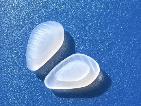Eyeglasses Nose Pads,BEHLINE 2 Pairs Soft Silicone Nose Pads Push-in Nose Piece Replacement for N ike Glasses Eyeglasses Sunglasses and Eyewear(Black) in Kuwait