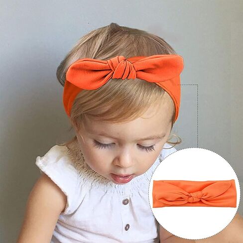 زوكون 12 قطعة من عصابات الرأس للأطفال الصغار، عصابات رأس قابلة للتمدد والتعديل للبنات حديثي الولادة، فيونكات وعصابات رأس in Kuwait