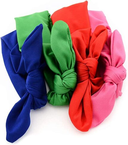 زوكون 12 قطعة من عصابات الرأس للأطفال الصغار، عصابات رأس قابلة للتمدد والتعديل للبنات حديثي الولادة، فيونكات وعصابات رأس in Kuwait