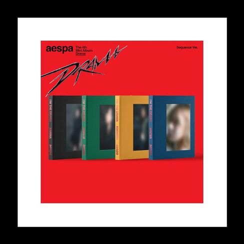 aespa Drama الألبوم المصغر الرابع CD+Photocard+Tracking Sealed (نسخة درامية) in Saudi Arabia