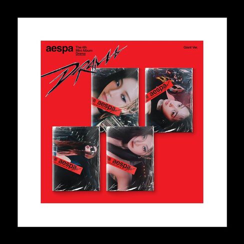 aespa Drama الألبوم المصغر الرابع CD+Photocard+Tracking Sealed (نسخة درامية) in Saudi Arabia