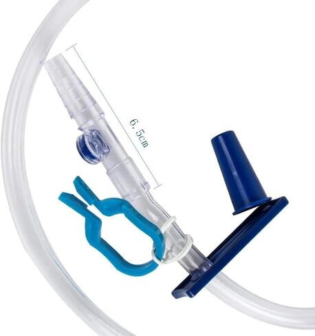 حقيبة تصريف بولية من لايف في مع غرفة مضادة للارتجاع، 2000 مل مع خطاف مزدوج للصرف 48 بوصة، صمام مخرج T-Tap (عبوتان) in Kuwait