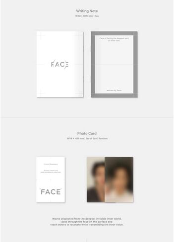 [+هدية ويفيرس] ألبوم جيمين المنفرد FACE Circle of Resonance (SET + إصدار ألبومات ويفيرس) in Saudi Arabia