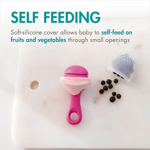 مجموعة التغذية من السيليكون من بون بوب، وردي/نبيذ، قطعة واحدة، وردي/أحمر خدود in Kuwait