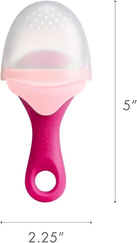 مجموعة التغذية من السيليكون من بون بوب، وردي/نبيذ، قطعة واحدة، وردي/أحمر خدود in Kuwait