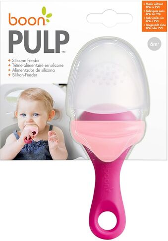 مجموعة التغذية من السيليكون من بون بوب، وردي/نبيذ، قطعة واحدة، وردي/أحمر خدود in Kuwait