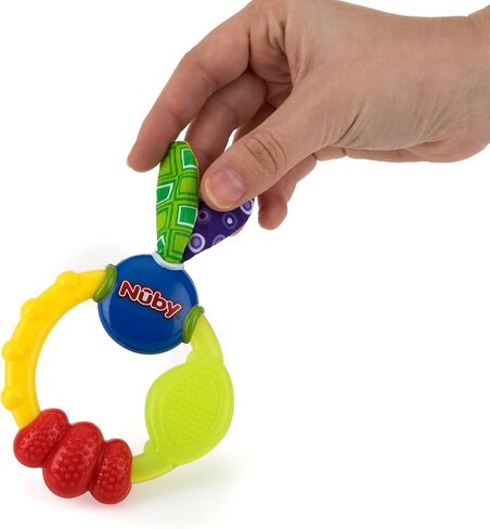 Nuby Wacky Teething Ring (2 Pack) in Saudi Arabia