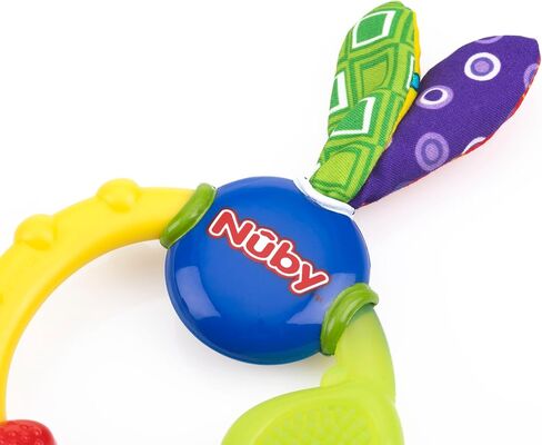 Nuby Wacky Teething Ring (2 Pack) in Saudi Arabia