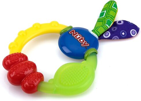 Nuby Wacky Teething Ring (2 Pack) in Saudi Arabia