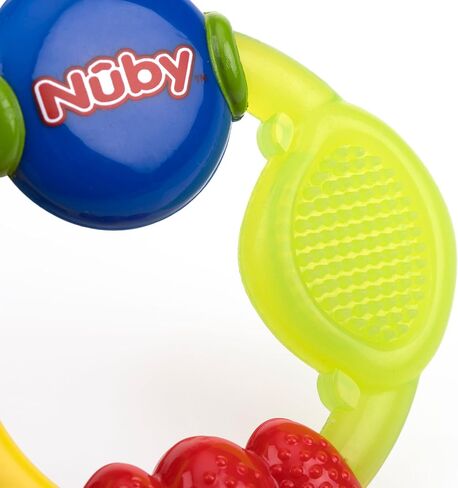 Nuby Wacky Teething Ring (2 Pack) in Saudi Arabia