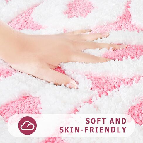 سجادة حمام TOIVO You Look Good - سجادة حمام خضراء مضحكة أنيقة بكلمات لطيفة، ماصة وغير قابلة للانزلاق - 25 × 21 بوصة (أخضر) in Kuwait