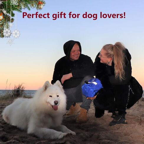 حامل شنطة فضلات الكلاب - شنطة سفر مقاومة للرائحة وقابلة لاعادة الاستخدام لاكياس فضلات الكلاب وتخزين الطعام للمشي وحفظ المكافآت ومعدات المشي لمسافات طويلة والكلاب وشنطة واج وأنبوب دوو ومغرفة بوبر in Kuwait