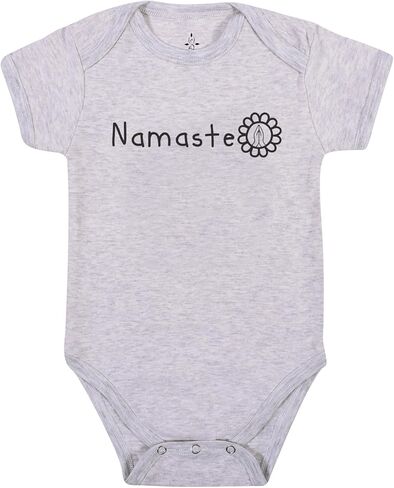 TREELANCE Yoga Baby Organic Cotton Girl Boy Clothes Little Yogi Onesie for Yoga Babies in Kuwait