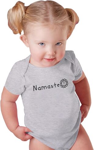 TREELANCE Yoga Baby Organic Cotton Girl Boy Clothes Little Yogi Onesie for Yoga Babies in Kuwait
