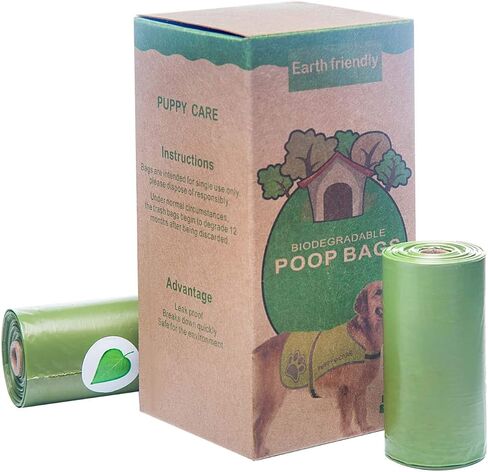 CWYF Dog Bags for Poop Camping Gear Extra Thick and Strong  Leak-proof Scented Nomad Pet Poop Bags Earth-Friendly Puppy Supplies (Scented,120 PCS,8 Rolls),Green in Saudi Arabia