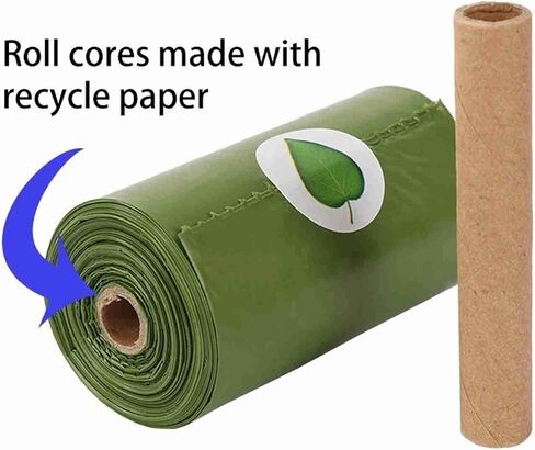 CWYF Dog Bags for Poop Camping Gear Extra Thick and Strong  Leak-proof Scented Nomad Pet Poop Bags Earth-Friendly Puppy Supplies (Scented,120 PCS,8 Rolls),Green in Saudi Arabia