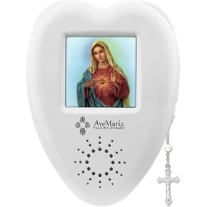 إفيا ماريا الناطقة - مسبحة صوت الإنسان خرز الكاثوليكية تماما مثل مسبحة تقول شريك. لا مزيد من الممل. هدايا المعمودية للأولاد والبنات والخرز مسبحة الخرز الكاثوليكية للنساء 1801 in Kuwait