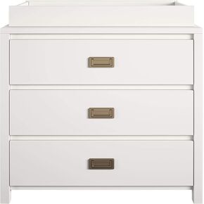 خزانة ملابس للأطفال باللون الأبيض من ليتل سيدز مونارك هيل هافن، 3 أدراج، in Kuwait