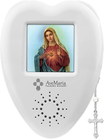 إفيا ماريا الناطقة - مسبحة صوت الإنسان خرز الكاثوليكية تماما مثل مسبحة تقول شريك. لا مزيد من الممل. هدايا المعمودية للأولاد والبنات والخرز مسبحة الخرز الكاثوليكية للنساء 1801 in Kuwait