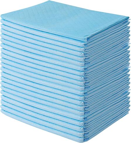 Tivcck Disposable Changing Pads,17 x 24 inch Baby Disposable Underpads,Ultra Absorbent Disposable Bed Pads,Disposable Diaper Changing Pads,Leak-Proof Breathable Underpads,Waterproof Pets Dogs Pee Pads in Kuwait
