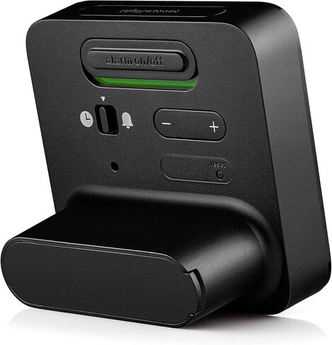 Braun Digital Alarm Clock with Snooze, Negative LCD Display, Quick Set, Crescendo beep Alarm in Black, Model BC09B in Kuwait