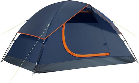 Ciays Camping Tent, Waterproof Family Tent with Removable Rainfly and Carry Bag, Lightweight Tent with Stakes for Camping, Traveling, Backpacking, Hiking, Outdoors in Saudi Arabia